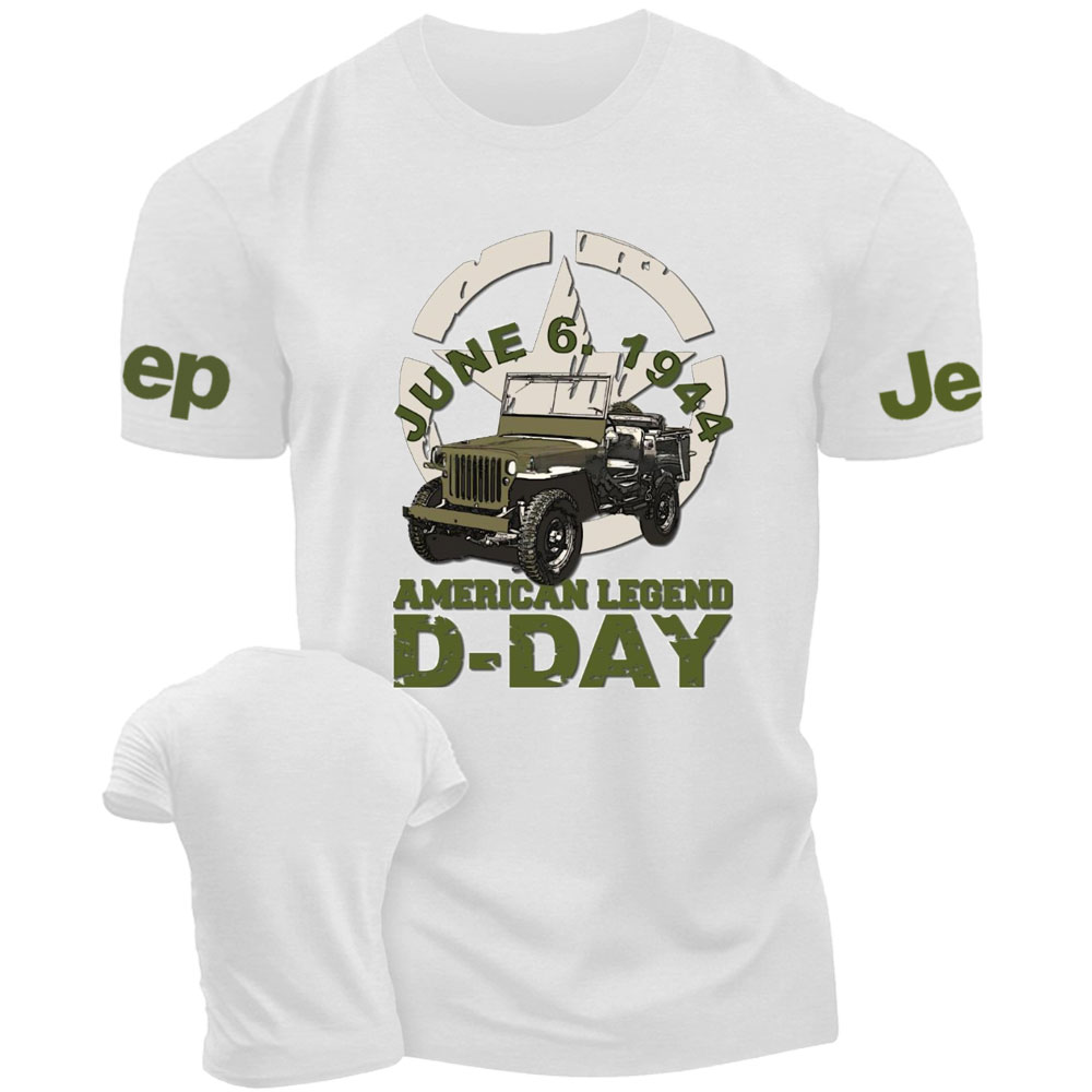 D-day American Legend Willys Jp T-Shirt