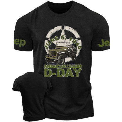 D-day American Legend Willys Jp T-Shirt
