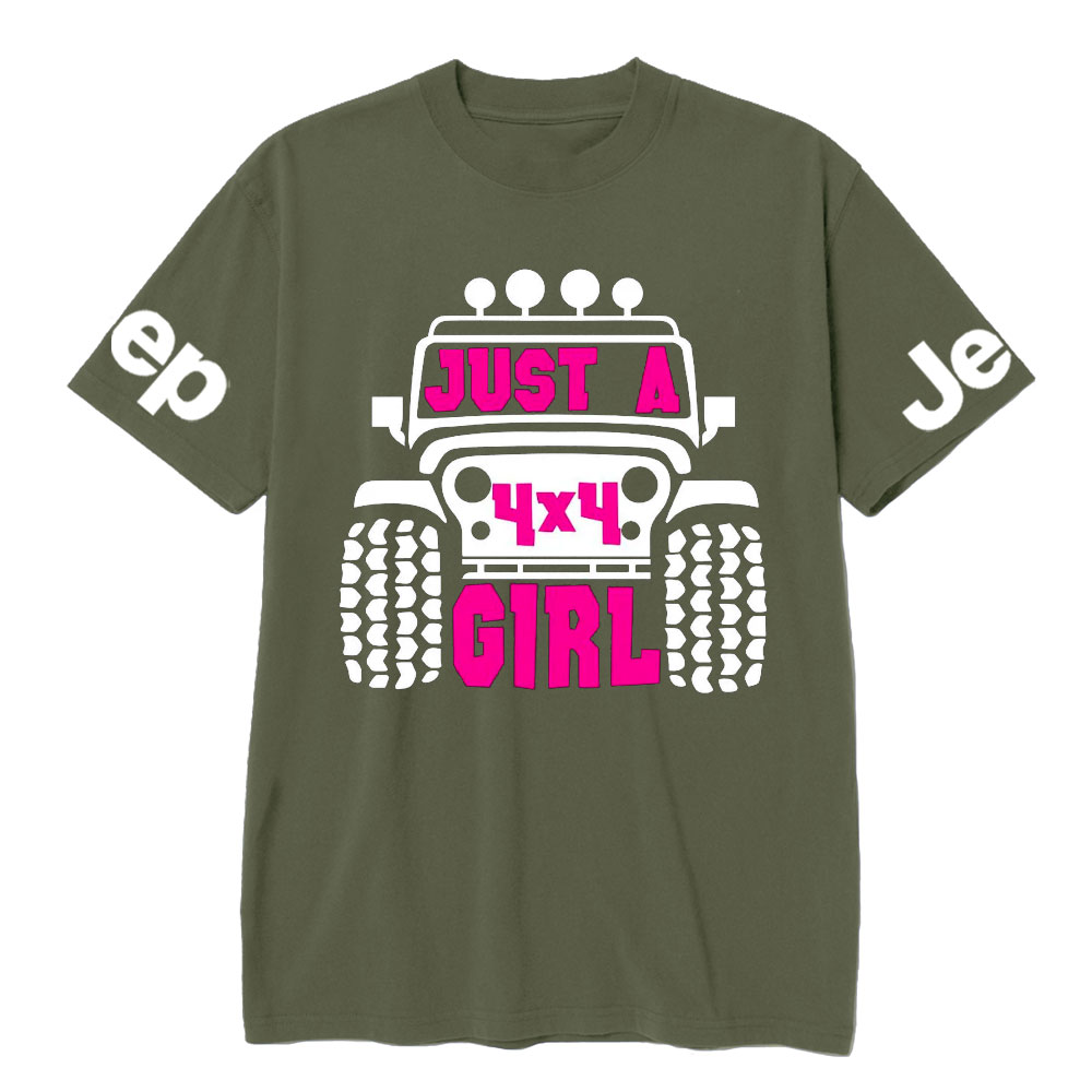 Just a 4x4 Girl Pink Jp T-Shirt