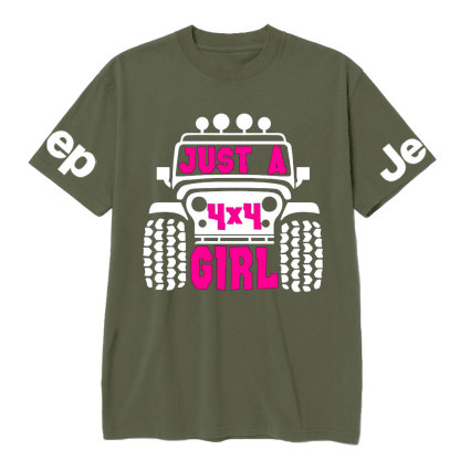 Just a 4x4 Girl Pink Jp T-Shirt