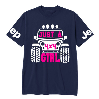 Just a 4x4 Girl Pink Jp T-Shirt