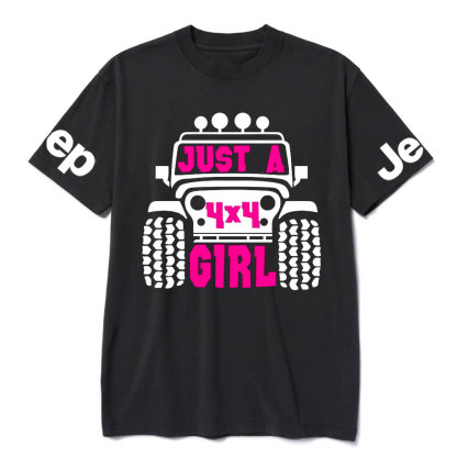 Just a 4x4 Girl Pink Jp T-Shirt