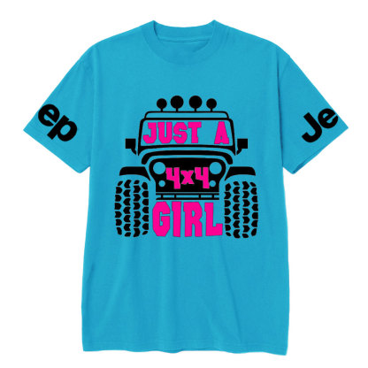 Just a 4x4 Girl Pink Jp T-Shirt