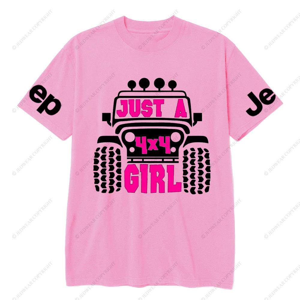 Just a 4x4 Girl Pink Jp T-Shirt