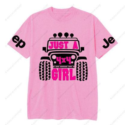 Just a 4x4 Girl Pink Jp T-Shirt