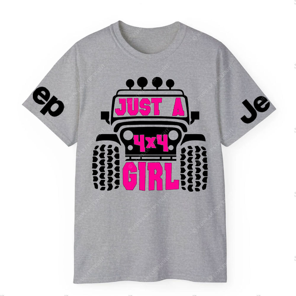 Just a 4x4 Girl Pink Jp T-Shirt