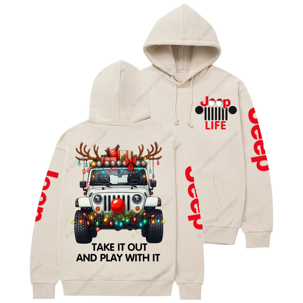 Christmas Jp Life Take It Out and Play With It Jp Casual Hoodie