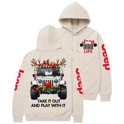 Christmas Jp Life Take It Out and Play With It Jp Casual Hoodie