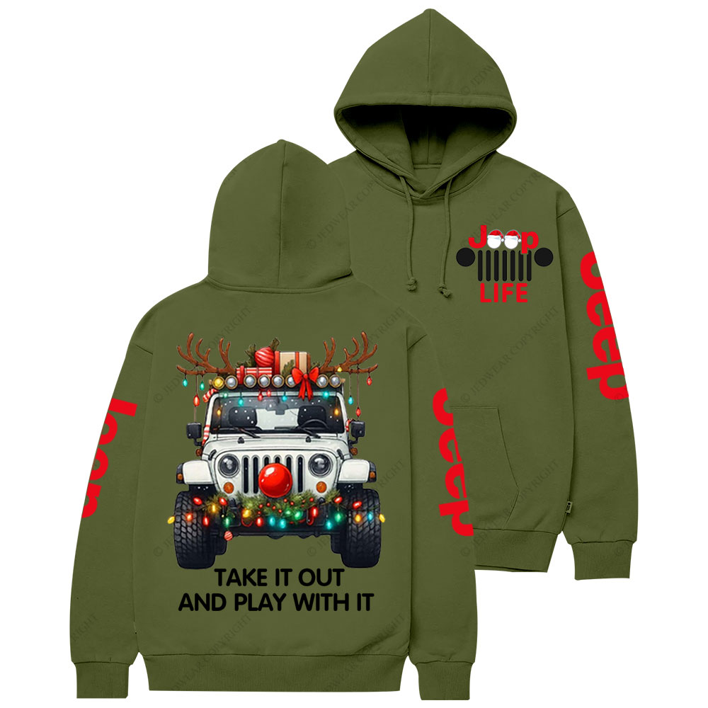 Christmas Jp Life Take It Out and Play With It Jp Casual Hoodie
