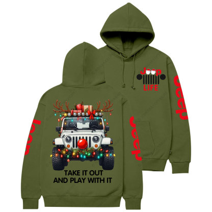 Christmas Jp Life Take It Out and Play With It Jp Casual Hoodie