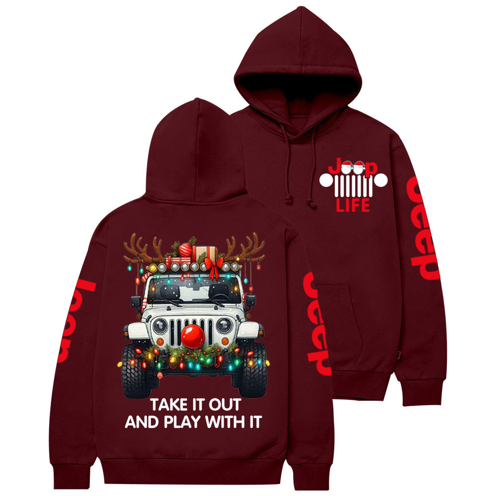 Christmas Jp Life Take It Out and Play With It Jp Casual Hoodie