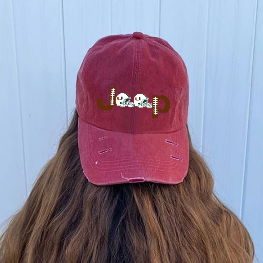 Miami Football Jp Baseball Cap
