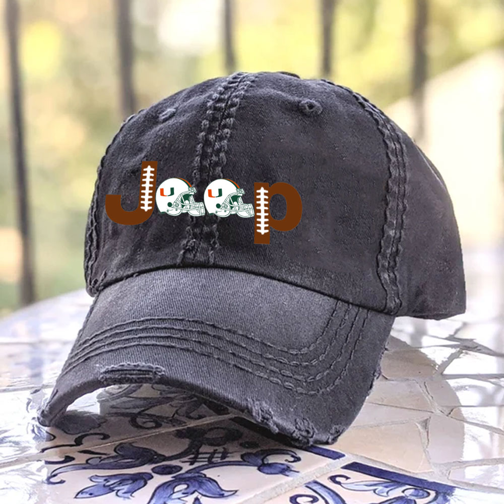 Miami Football Jp Baseball Cap