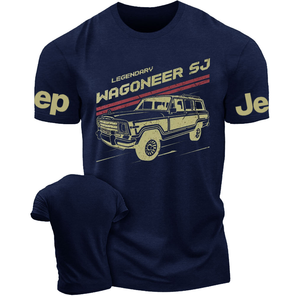 Legendary Wagoneer SJ Jp Car Trailcat T-Shirt