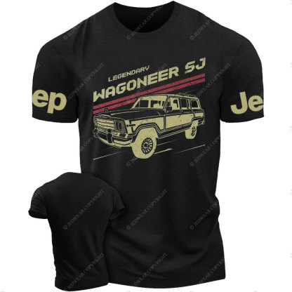 Legendary Wagoneer SJ Jp Car Trailcat T-Shirt