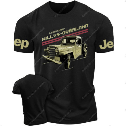 Willys-Overland Truck Jp Car Trailcat T-Shirt
