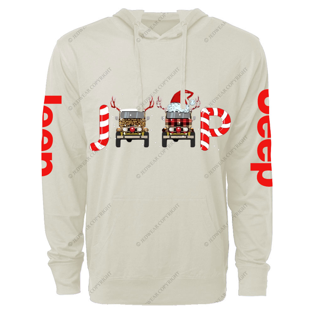 Christmas Leopard Reindeer Jp Oversized Lightweight Hoodie