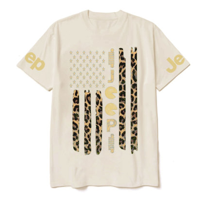 Jp Leopard American Flag T-shirt