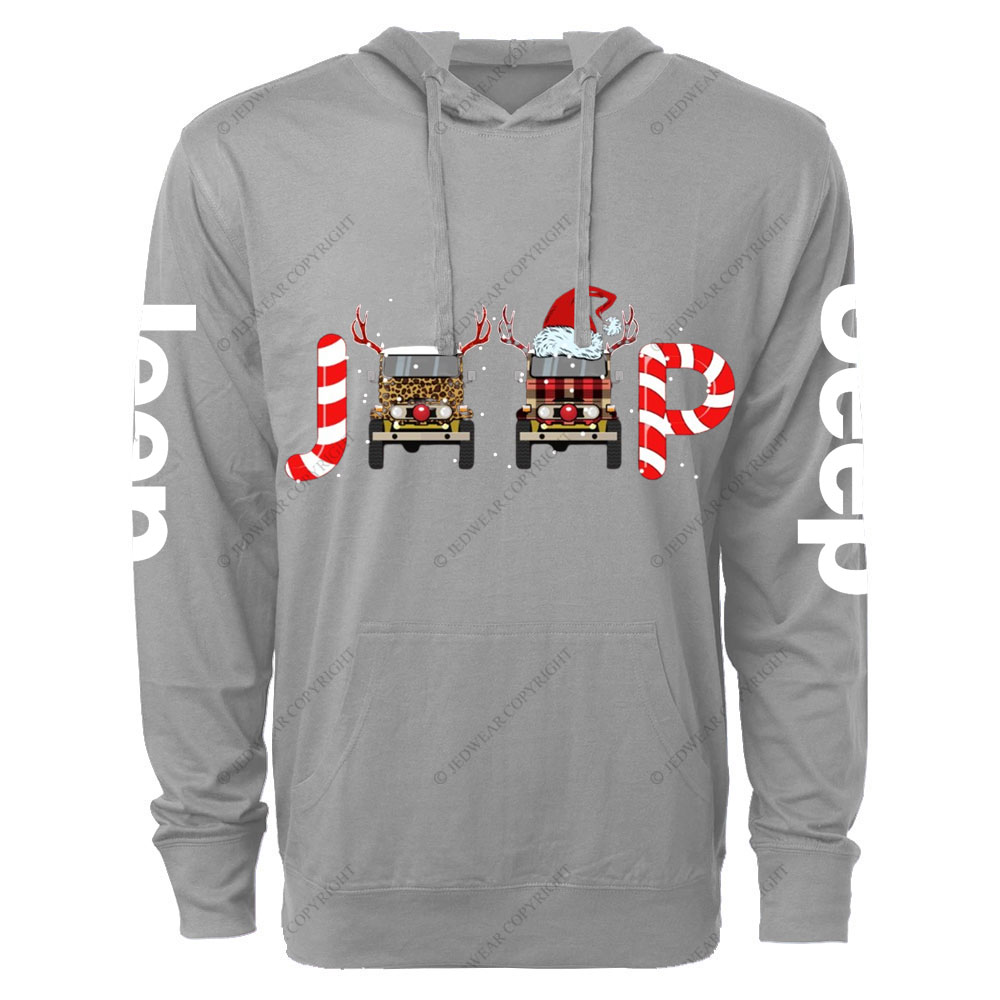 Christmas Leopard Reindeer Jp Oversized Lightweight Hoodie