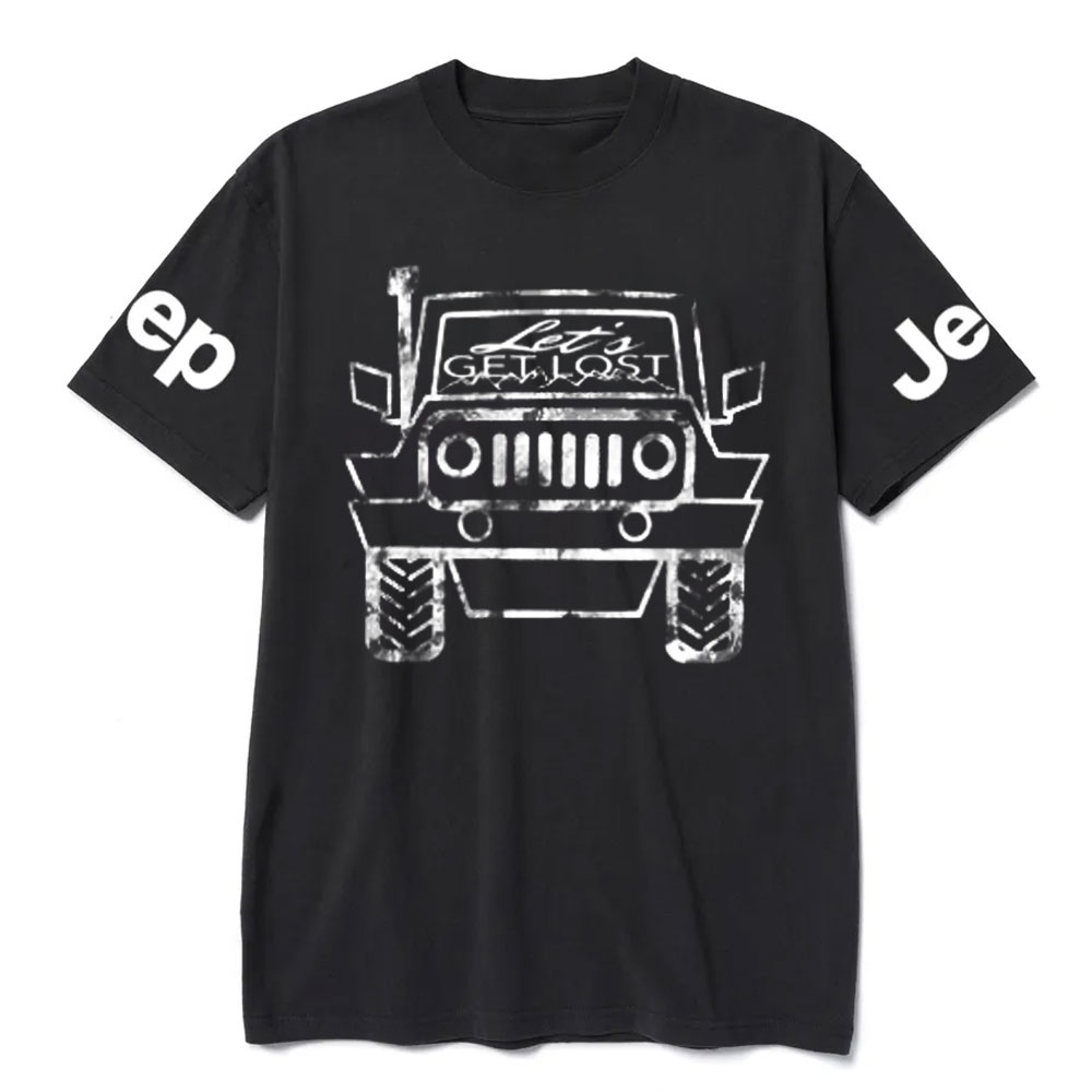 Let’s Get Lost white and Black Jp Lover T-Shirt