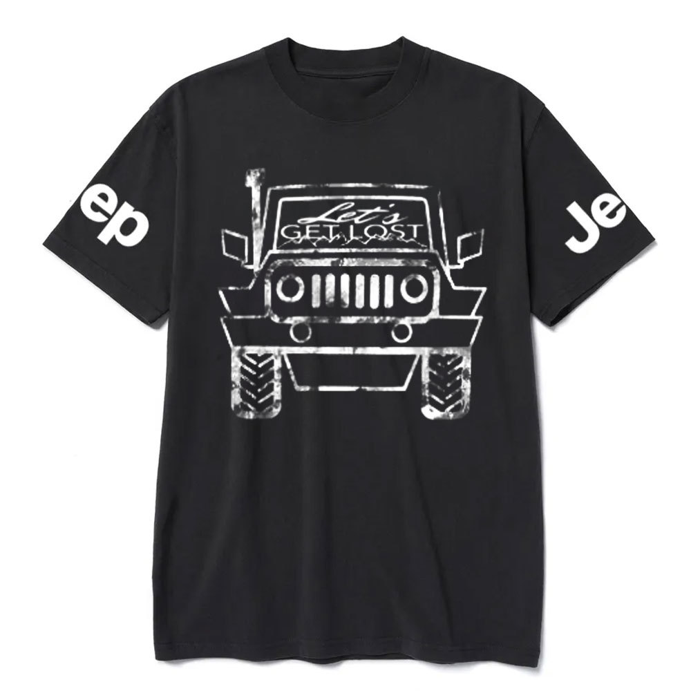 Let’s Get Lost white and Black Jp Lover T-Shirt