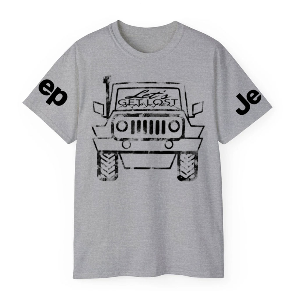 Let’s Get Lost white and Black Jp Lover T-Shirt