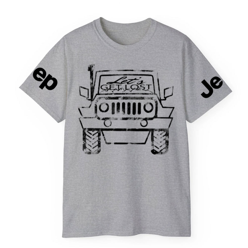 Let’s Get Lost white and Black Jp Lover T-Shirt