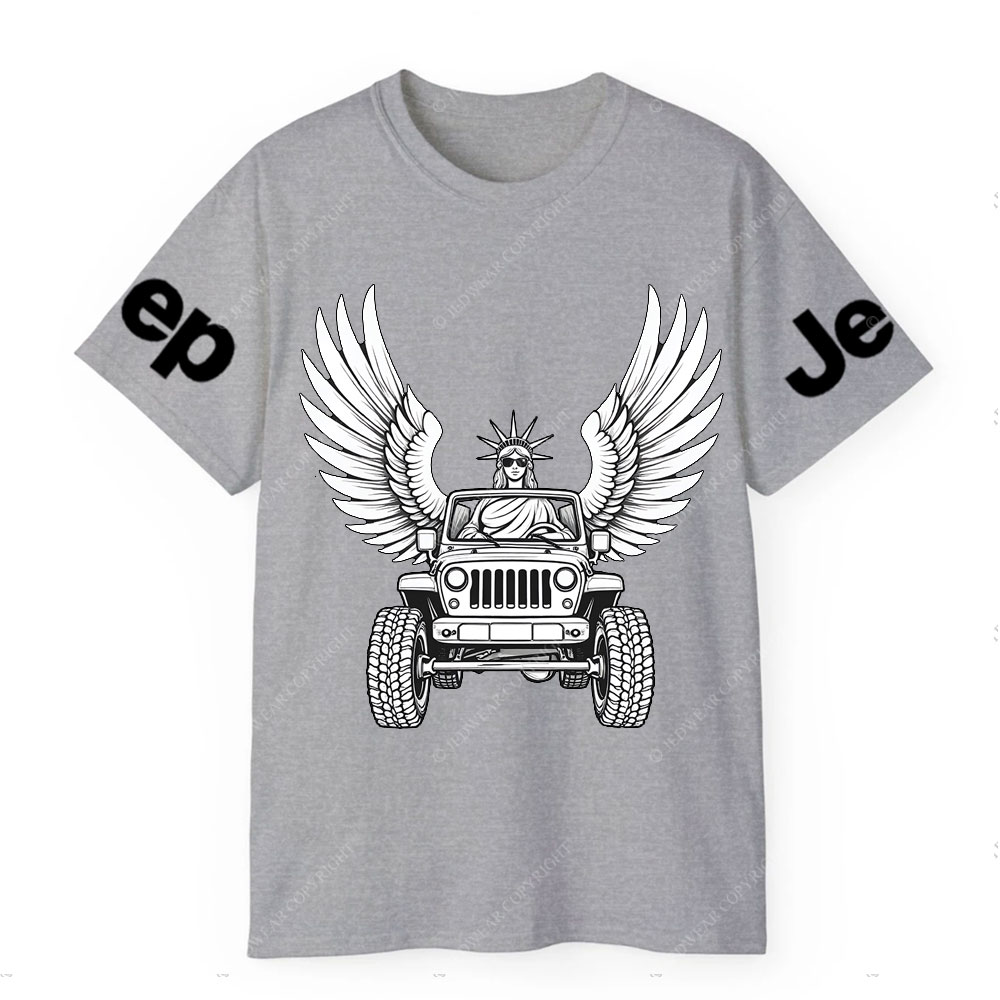 Statue of Liberty Driving a Flying JpT-Shirt