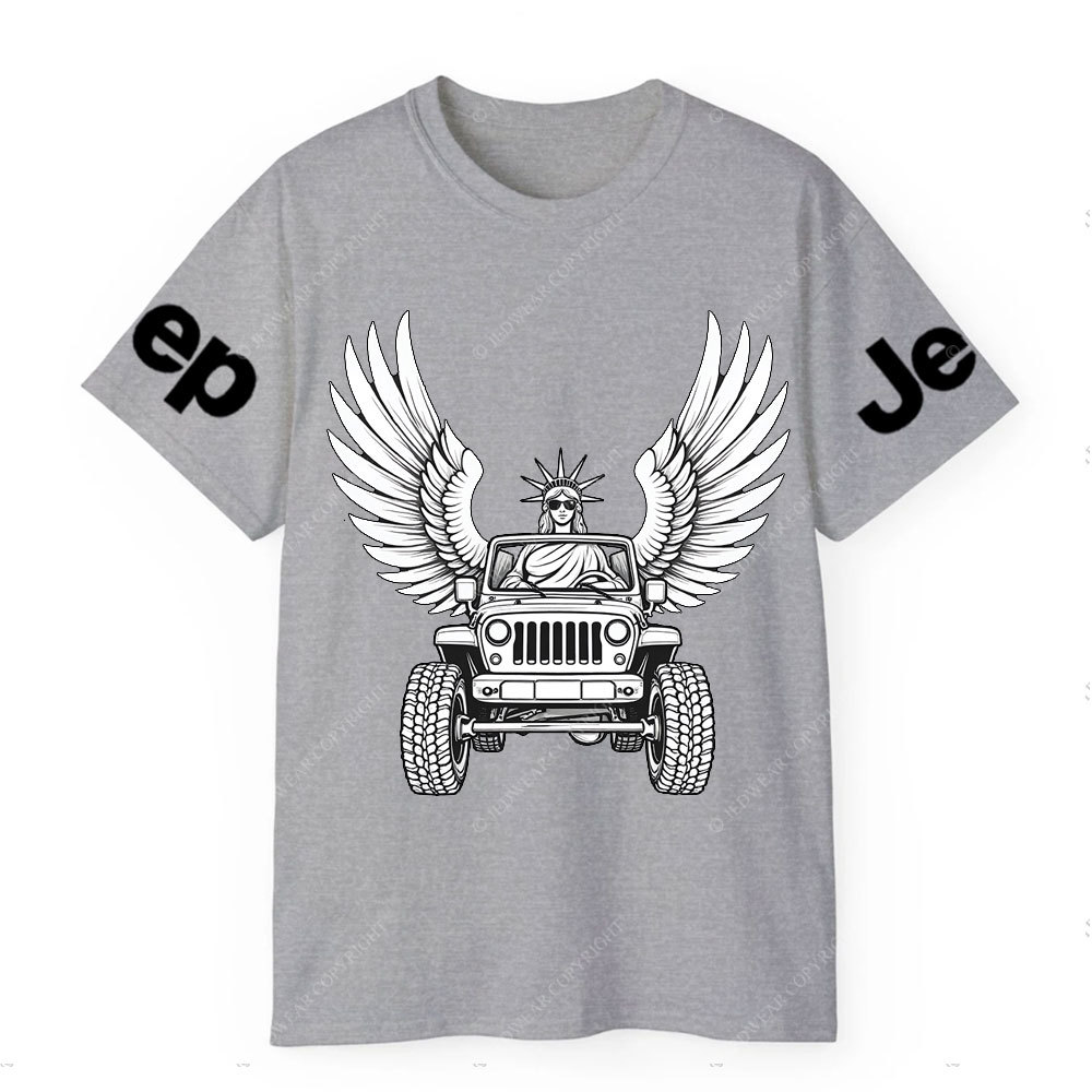 Statue of Liberty Driving a Flying JpT-Shirt