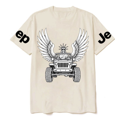 Statue of Liberty Driving a Flying JpT-Shirt