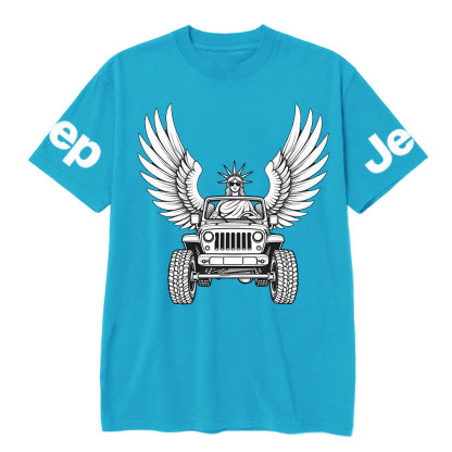 Statue of Liberty Driving a Flying JpT-Shirt