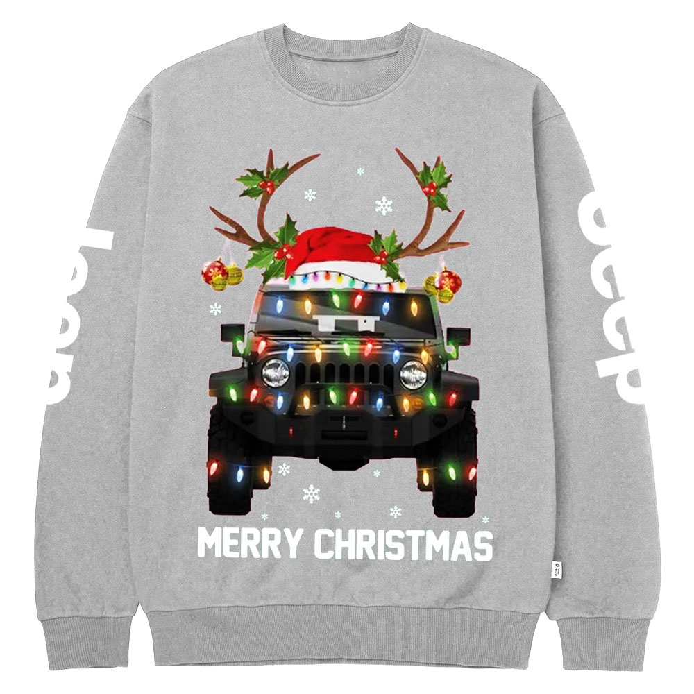 Jp Lovers Christmas Lights Crew Neck Sweatshirt