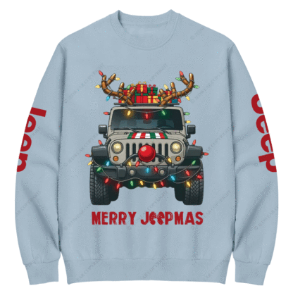 Reindeer Decoration Merry Jpmas Christmas Crew Neck Sweatshirt