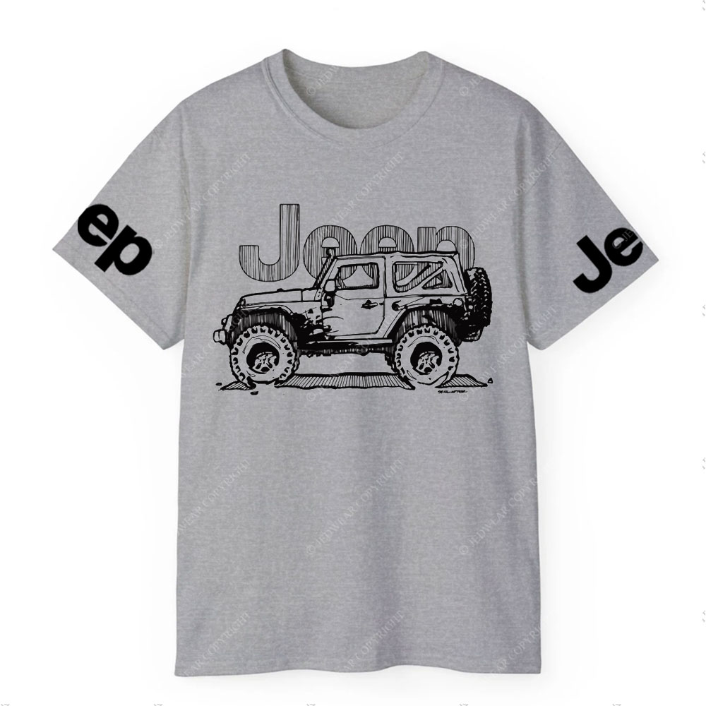 Rubicon Line Drawing Sketch Style Jp Lover T-Shirt