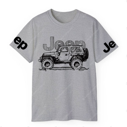 Rubicon Line Drawing Sketch Style Jp Lover T-Shirt