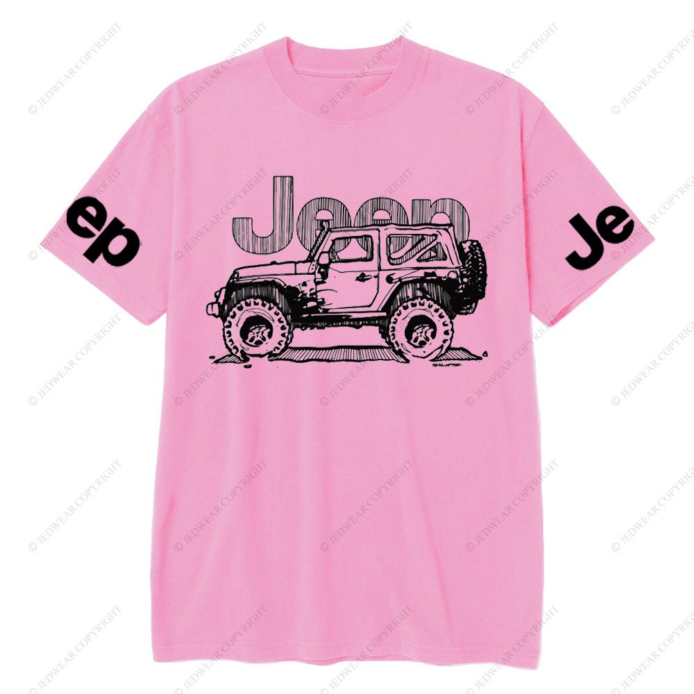 Rubicon Line Drawing Sketch Style Jp Lover T-Shirt