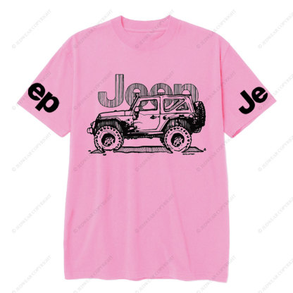 Rubicon Line Drawing Sketch Style Jp Lover T-Shirt