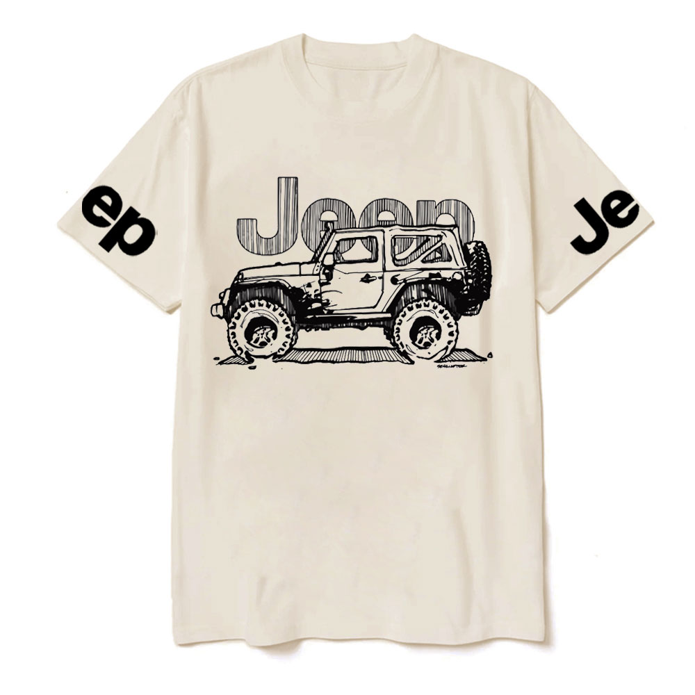 Rubicon Line Drawing Sketch Style Jp Lover T-Shirt