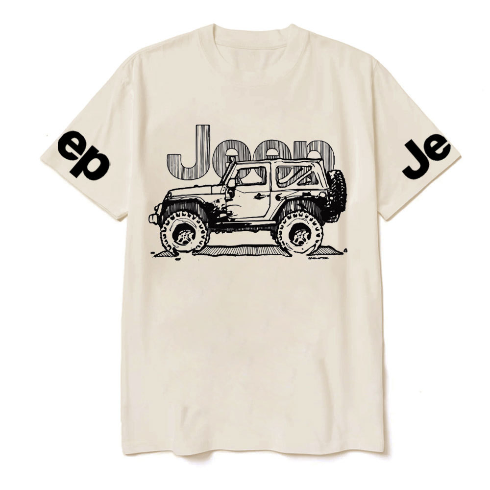 Rubicon Line Drawing Sketch Style Jp Lover T-Shirt