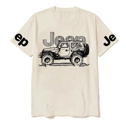 Rubicon Line Drawing Sketch Style Jp Lover T-Shirt