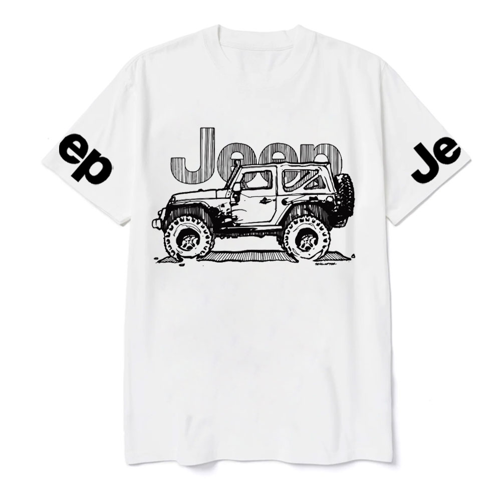 Rubicon Line Drawing Sketch Style Jp Lover T-Shirt
