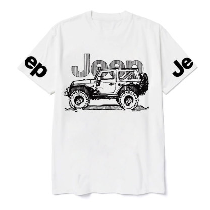 Rubicon Line Drawing Sketch Style Jp Lover T-Shirt