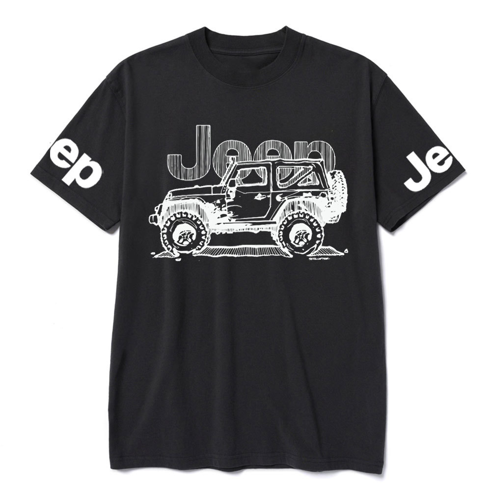Rubicon Line Drawing Sketch Style Jp Lover T-Shirt