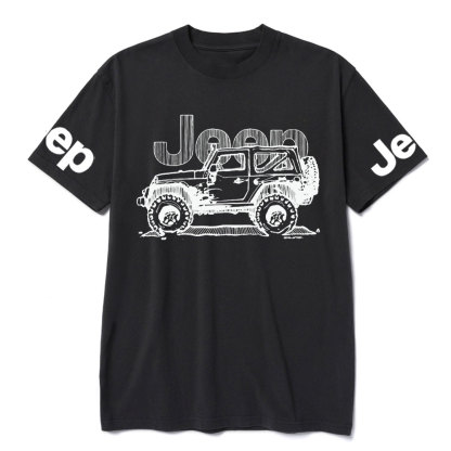 Rubicon Line Drawing Sketch Style Jp Lover T-Shirt