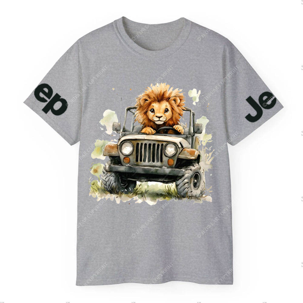 Lion Drives a Jp T-Shirt