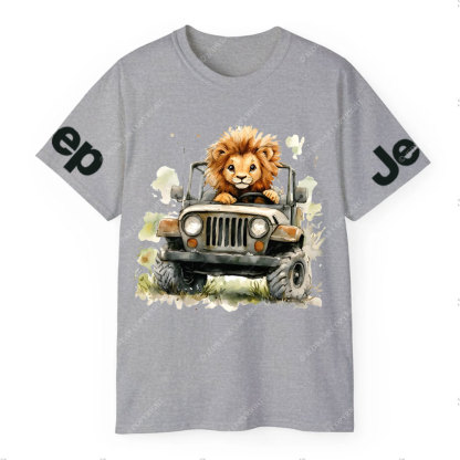 Lion Drives a Jp T-Shirt