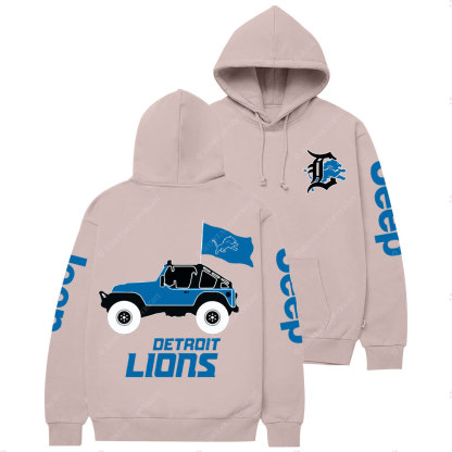 Detroit Lions Football Jp Casual Hoodie