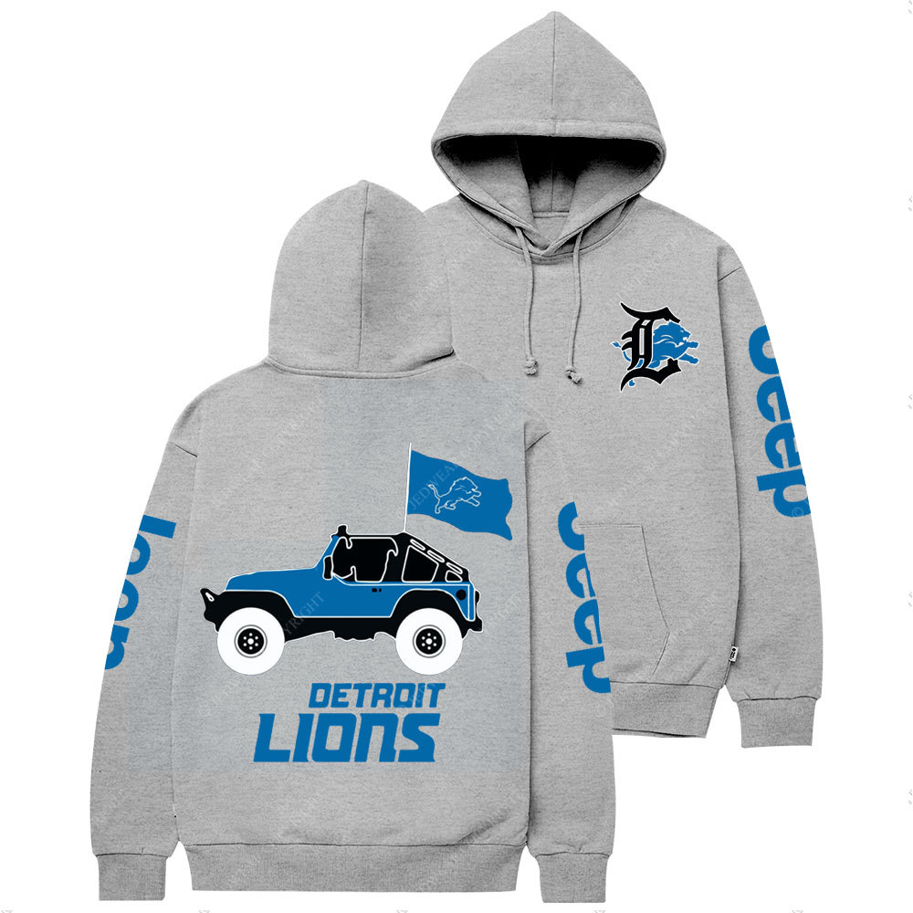 Detroit Lions Football Jp Casual Hoodie