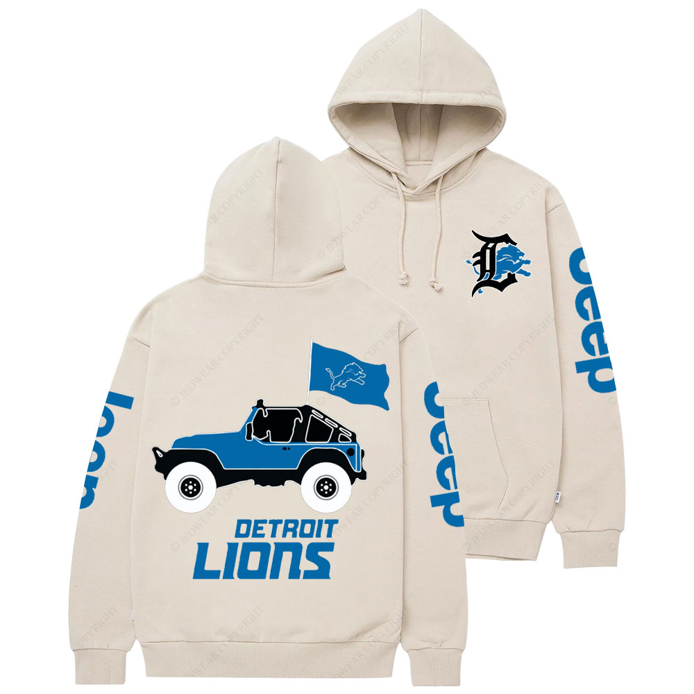 Detroit Lions Football Jp Casual Hoodie
