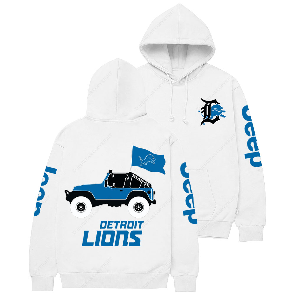 Detroit Lions Football Jp Casual Hoodie
